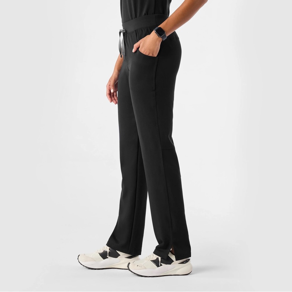 Figs Black Kade Cargo Scrub Pants with Gray Accents - Picture 3 of 8